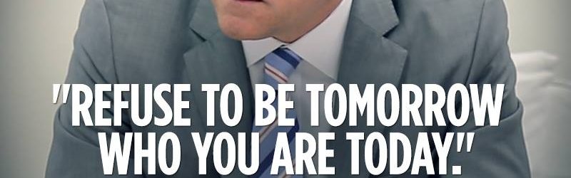 citazione da Be obsessed or be average