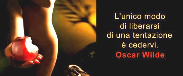 tentazioni e battaglia alle stesse secondo Wilde